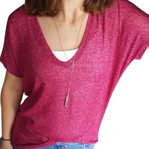 NWT Express V Neck Knit London Tee